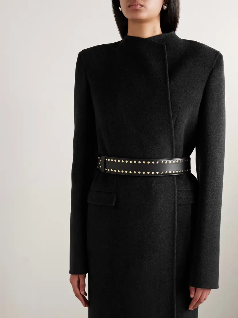 Khaite Theo Studded Leather Belt | Thumbnail 2