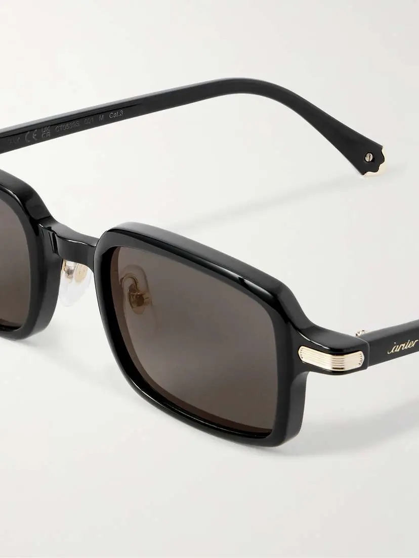 Cartier Eyewear Première De Cartier Rectangular-frame Acetate Sunglasses | Thumbnail 4 Cartier Eyewear Première De Cartier Rectangular-frame Acetate Sunglasses | Thumbnail 4