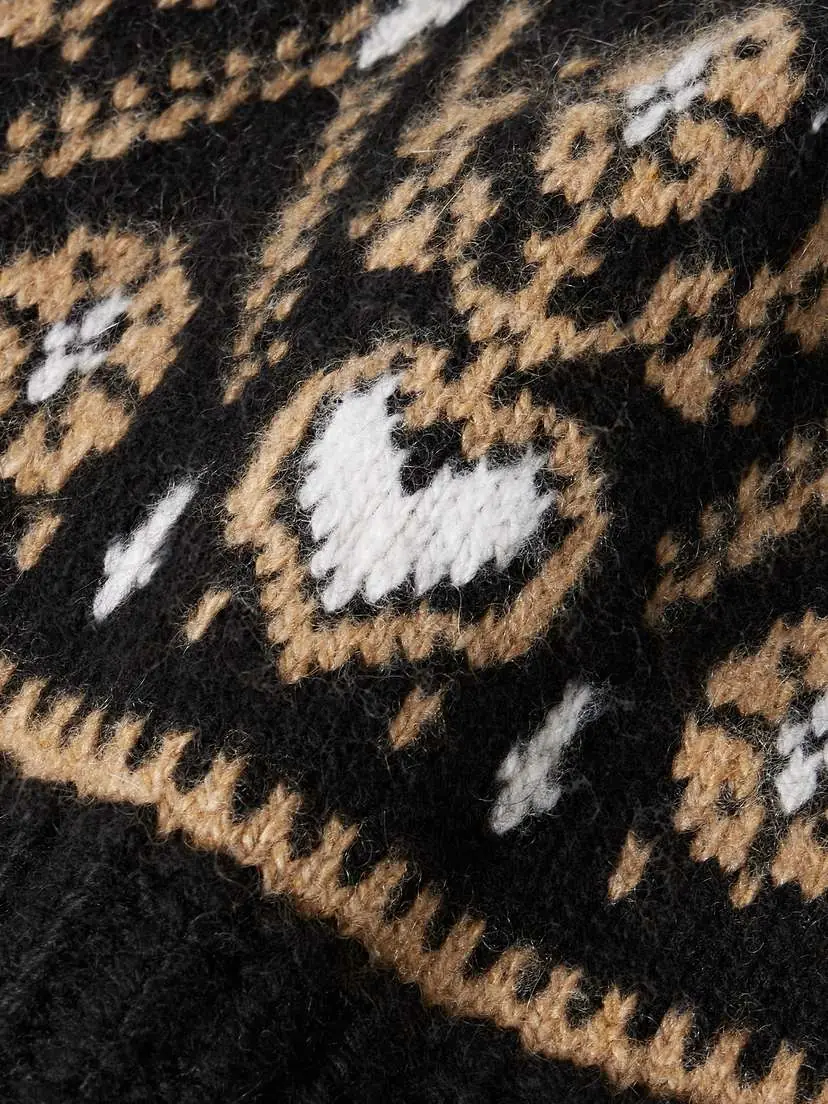 Khaite Avers Fair Isle Cashmere Beanie | Thumbnail 3