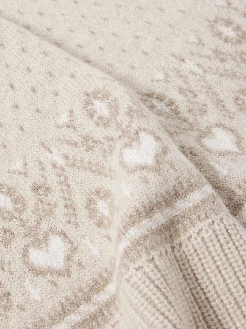 Khaite Lucerne Fair Isle Cashmere Scarf | Thumbnail 3
