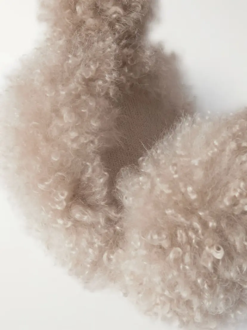 Yves Salomon Wool-trimmed Shearling Earmuffs | Thumbnail 2