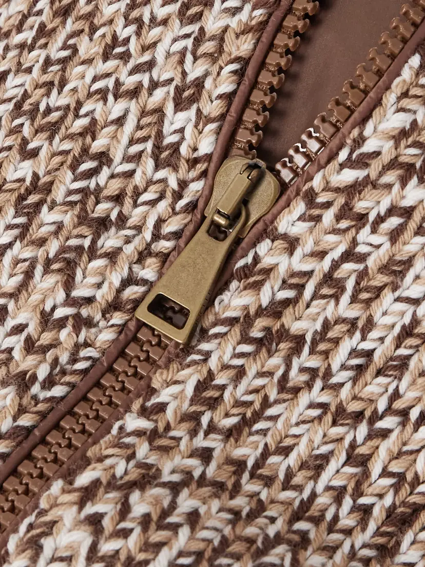 Moncler Hooded Quilted Shell-trimmed Wool Cardigan | Thumbnail 5