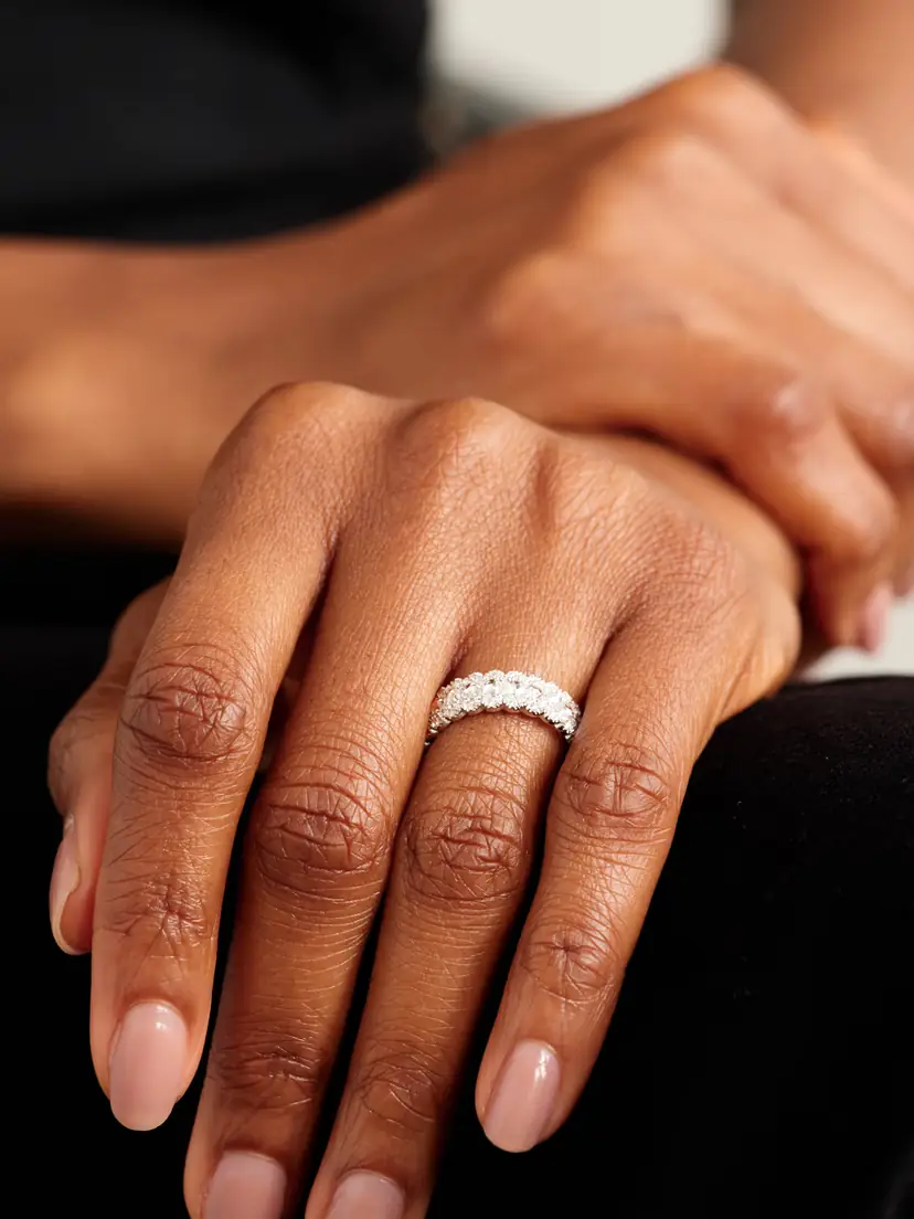 David Morris 18-karat White Gold Diamond Ring | Thumbnail 2 David Morris 18-karat White Gold Diamond Ring | Thumbnail 2