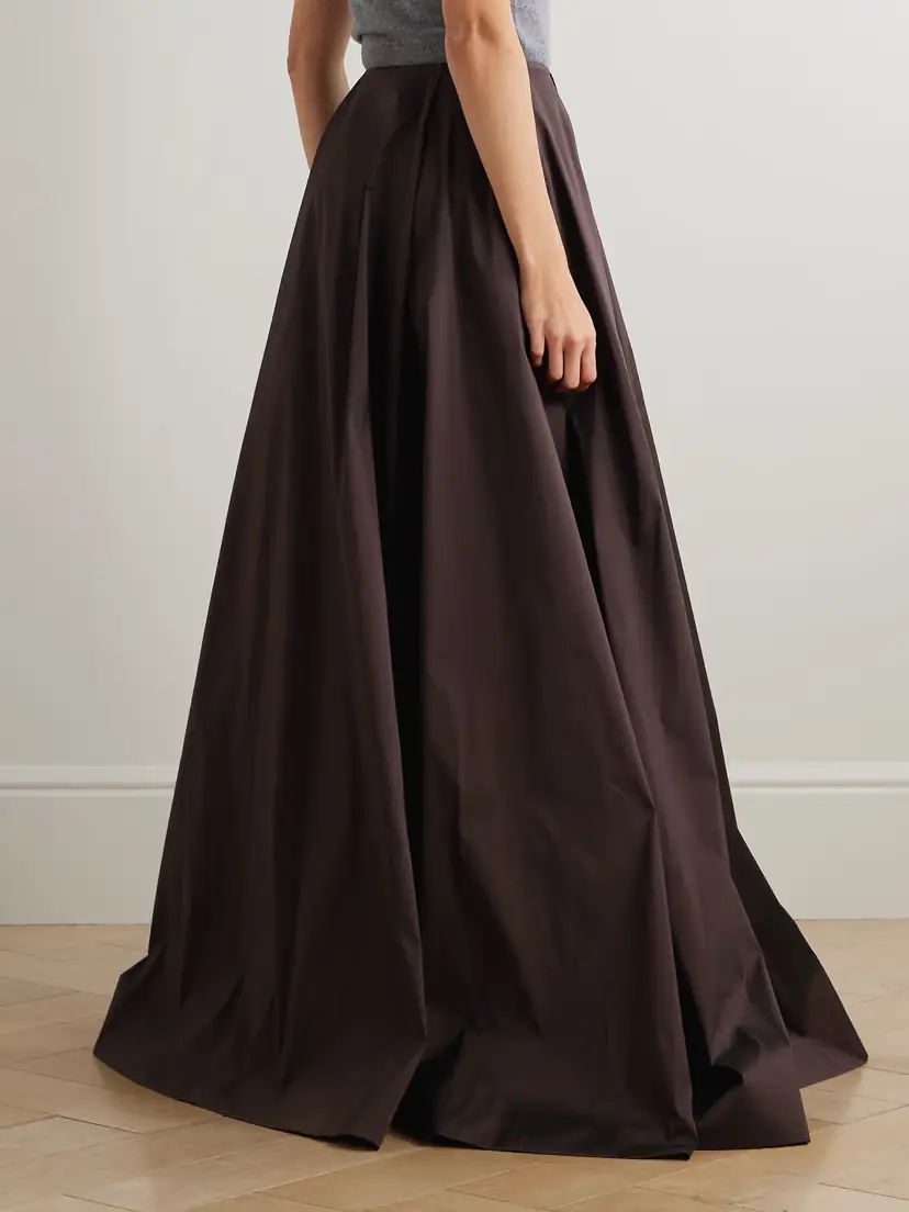 BERNADETTE Kennedy Taffeta Maxi Skirt | Thumbnail 3