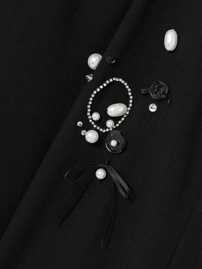 BERNADETTE Jolene Embellished Stretch-crepe Halterneck Gown | Thumbnail 4 BERNADETTE Jolene Embellished Stretch-crepe Halterneck Gown | Thumbnail 4