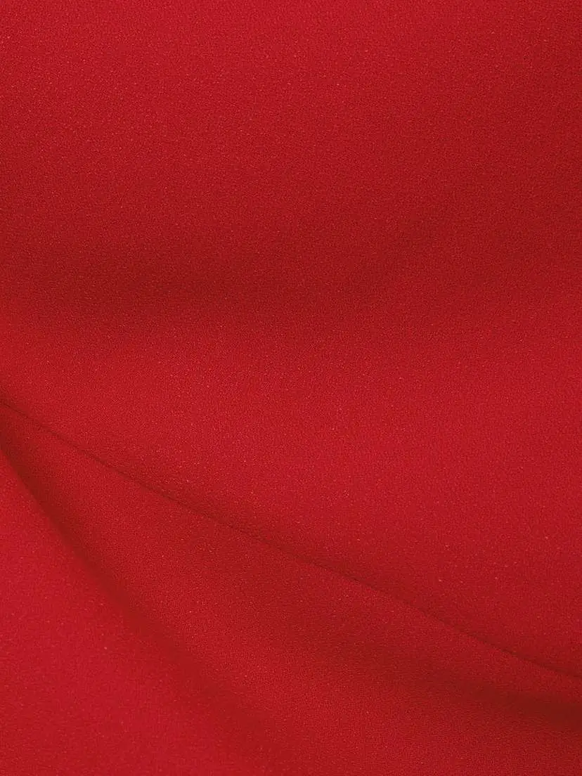 BERNADETTE Ezra Ruched Crepe Midi Dress | Thumbnail 4