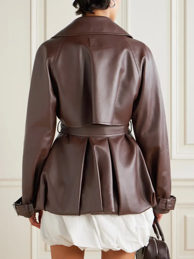 Loewe Belted Leather Jacket | Thumbnail 3