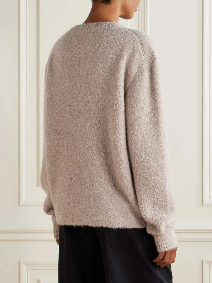 The Row Leorina Cashmere, Alpaca And Silk-blend Sweater | Thumbnail 3 The Row Leorina Cashmere, Alpaca And Silk-blend Sweater | Thumbnail 3