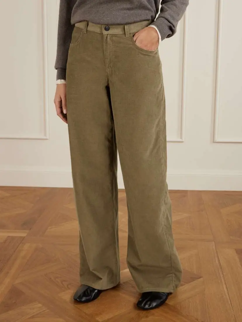 The Row Eglitta Cotton-corduroy Straight-leg Pants | Thumbnail 3 The Row Eglitta Cotton-corduroy Straight-leg Pants | Thumbnail 3