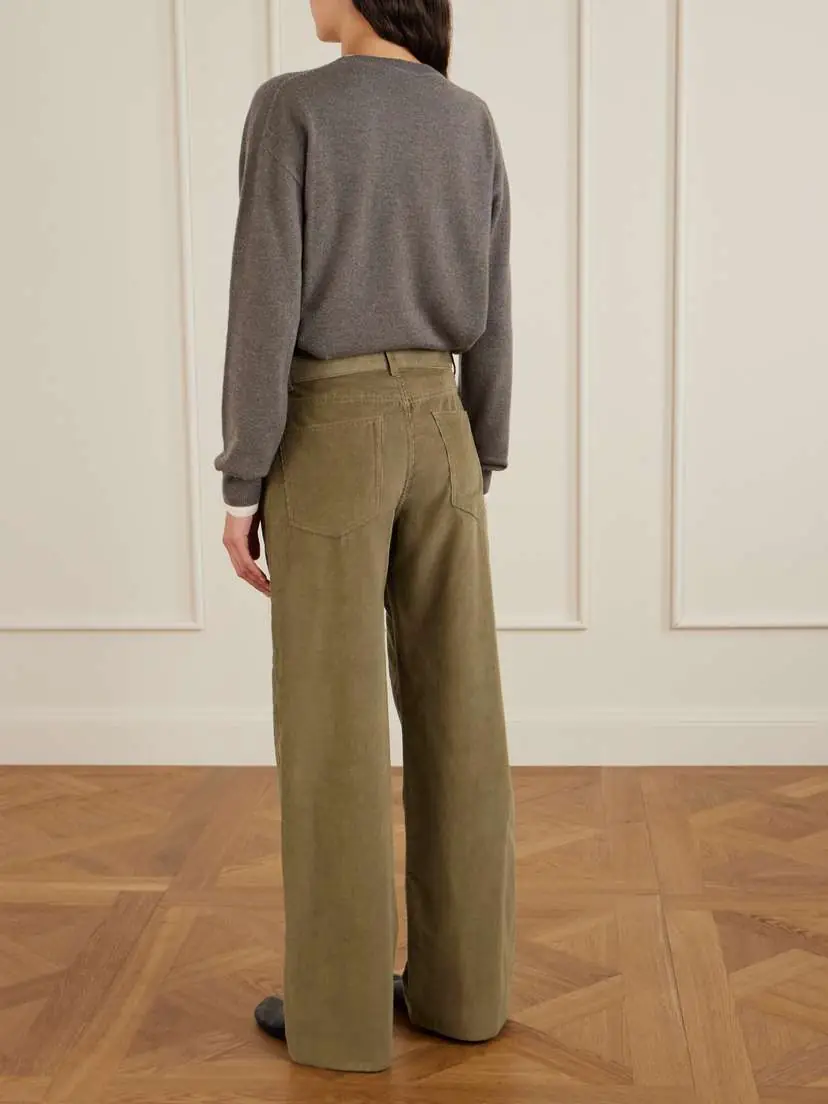 The Row Eglitta Cotton-corduroy Straight-leg Pants | Thumbnail 4 The Row Eglitta Cotton-corduroy Straight-leg Pants | Thumbnail 4