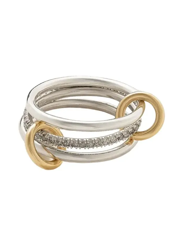 Sonny Sterling Silver And 18-karat Gold Diamond Ring