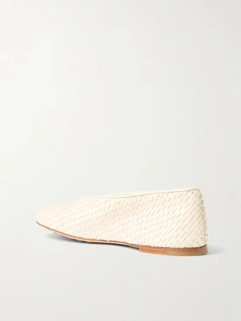 Bottega Veneta Rosa Intrecciato Leather Ballet Flats | Thumbnail 2 Bottega Veneta Rosa Intrecciato Leather Ballet Flats | Thumbnail 2