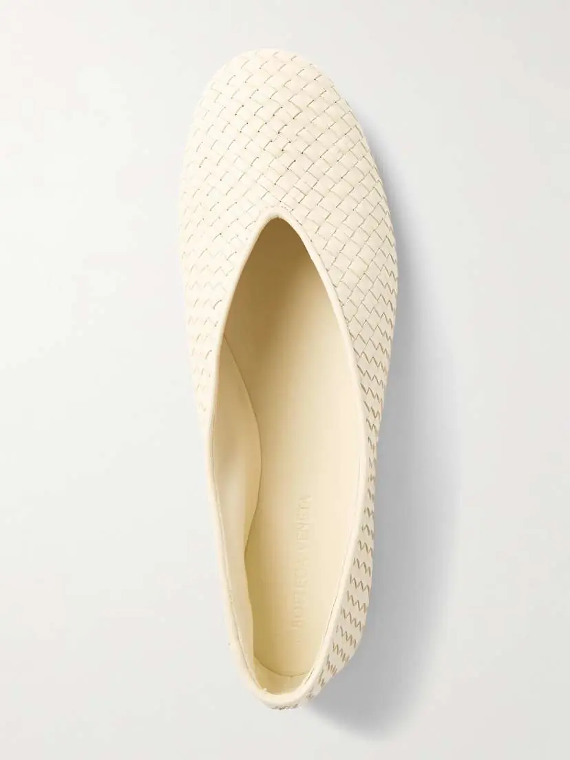 Bottega Veneta Rosa Intrecciato Leather Ballet Flats | Thumbnail 5 Bottega Veneta Rosa Intrecciato Leather Ballet Flats | Thumbnail 5