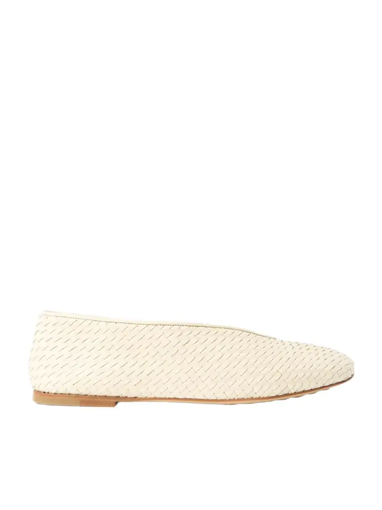 Rosa Intrecciato Leather Ballet Flats Rosa Intrecciato Leather Ballet Flats