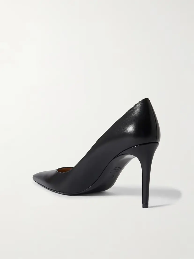 Stuart Weitzman Stuart Power Leather Pumps | Thumbnail 3 Stuart Weitzman Stuart Power Leather Pumps | Thumbnail 3
