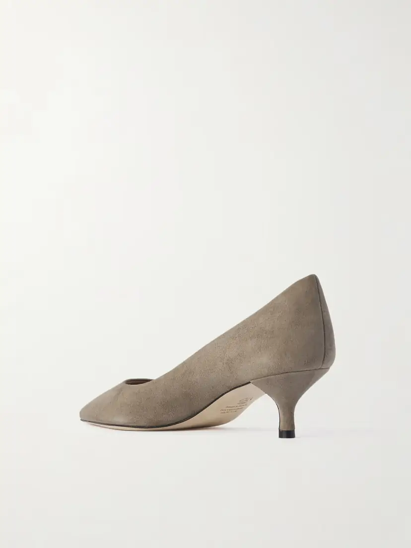 Stuart Weitzman Stuart Power Suede Pumps | Thumbnail 3