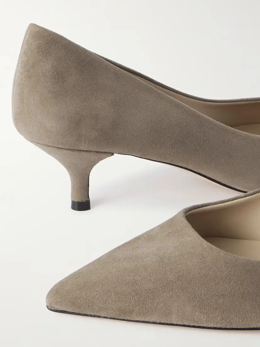 Stuart Weitzman Stuart Power Suede Pumps | Thumbnail 4