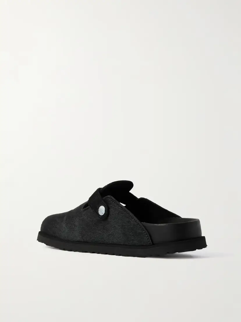 Birkenstock 1774 Boston Buckled Cow Hair Clogs | Thumbnail 3 Birkenstock 1774 Boston Buckled Cow Hair Clogs | Thumbnail 3