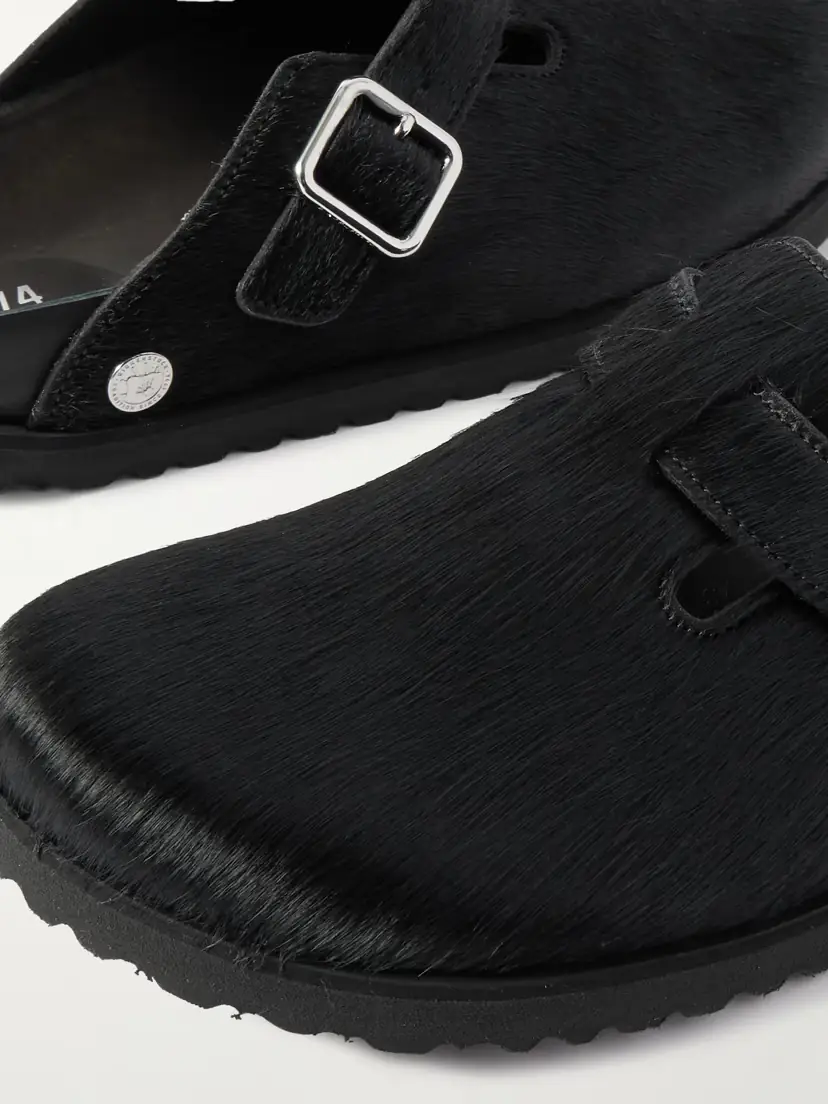 Birkenstock 1774 Boston Buckled Cow Hair Clogs | Thumbnail 4 Birkenstock 1774 Boston Buckled Cow Hair Clogs | Thumbnail 4