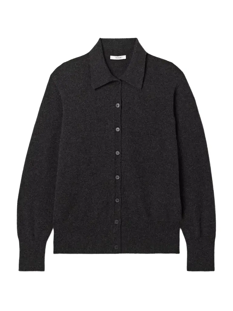 The Row Lillia Cashmere Cardigan | Image 1 The Row Lillia Cashmere Cardigan | Image 1