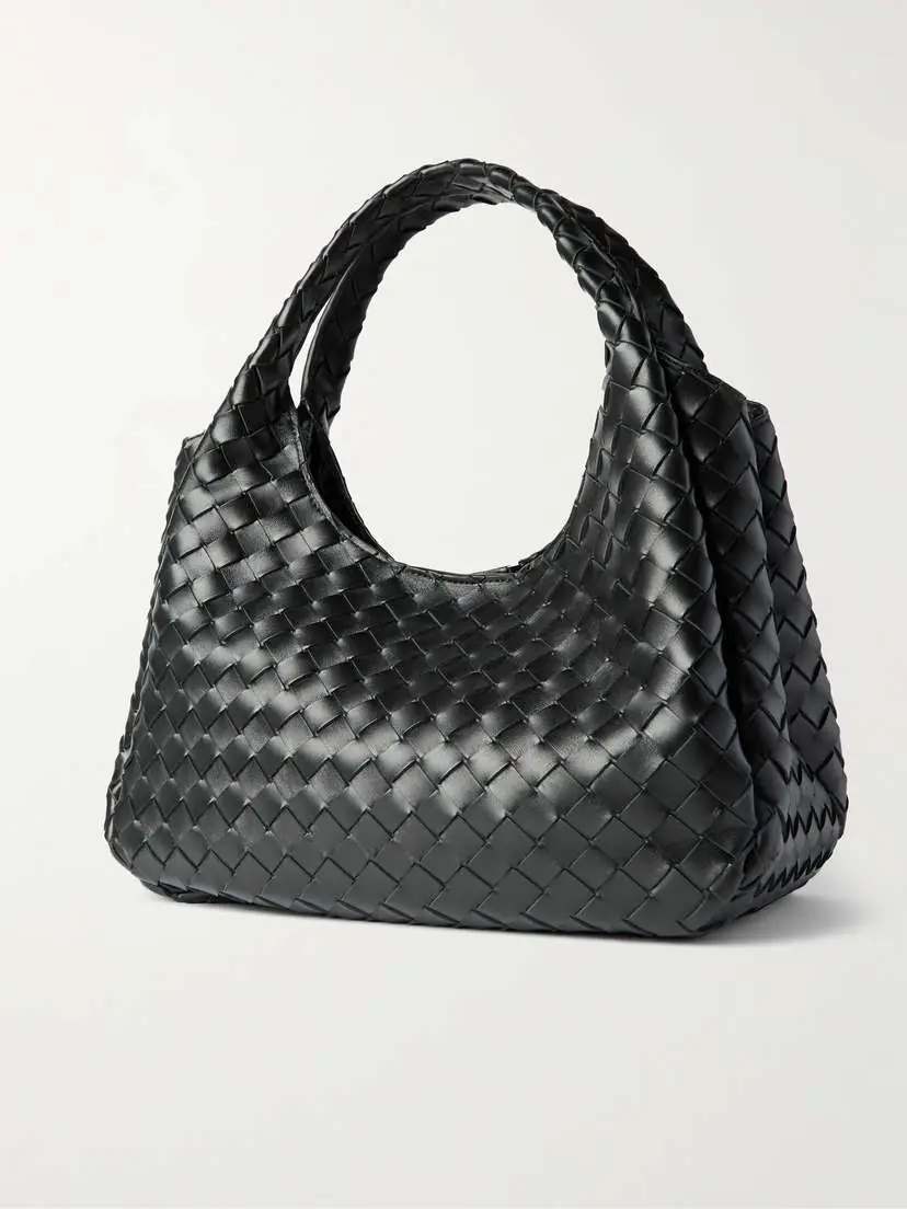 Bottega Veneta Campana Intrecciato Leather Shoulder Bag | Thumbnail 3 Bottega Veneta Campana Intrecciato Leather Shoulder Bag | Thumbnail 3