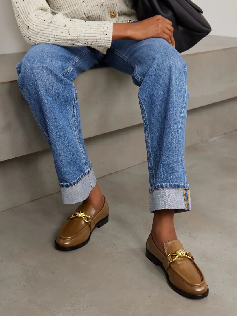 Bottega Veneta Astaire Embellished Leather Loafers | Thumbnail 2 Bottega Veneta Astaire Embellished Leather Loafers | Thumbnail 2