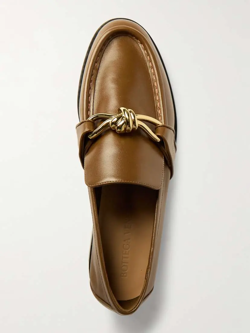 Bottega Veneta Astaire Embellished Leather Loafers | Thumbnail 4 Bottega Veneta Astaire Embellished Leather Loafers | Thumbnail 4