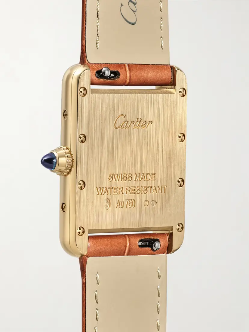 Cartier Tank Louis 22mm Small 18-karat Gold And Alligator Watch | Thumbnail 4 Cartier Tank Louis 22mm Small 18-karat Gold And Alligator Watch | Thumbnail 4