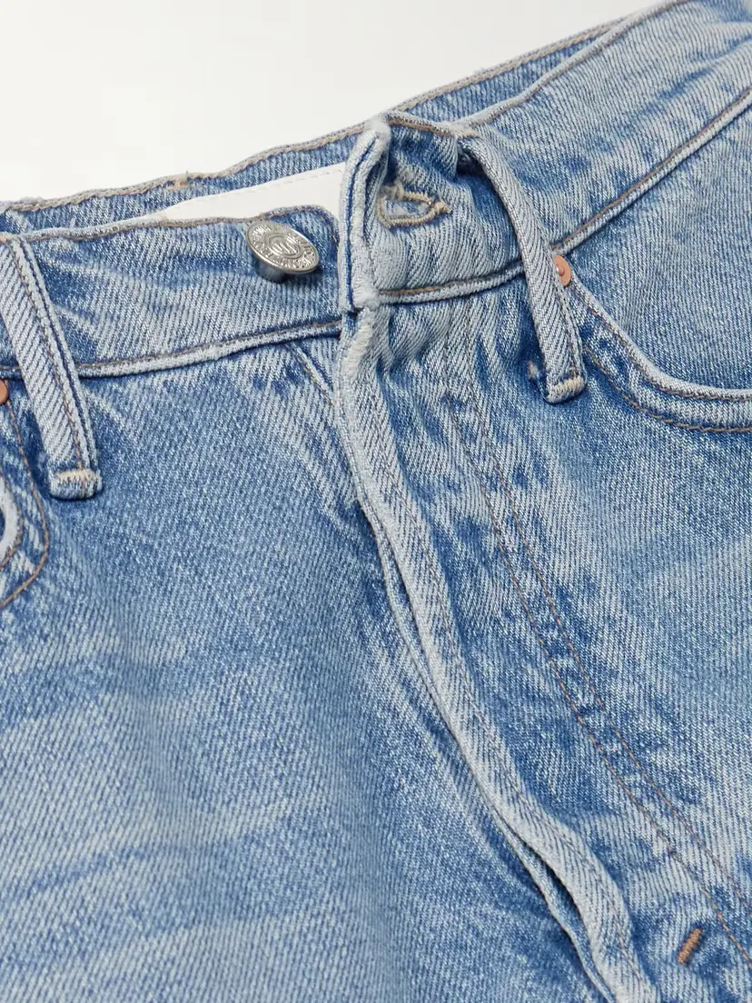 Mother The Pipe Dream Button Sneak High-rise Wide-leg Jeans | Thumbnail 5
