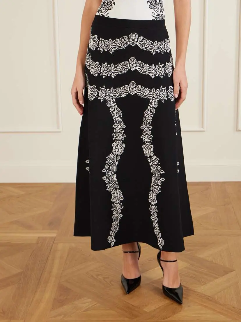 Ulla Johnson Valencia Floral-jacquard Midi Skirt | Thumbnail 3 Ulla Johnson Valencia Floral-jacquard Midi Skirt | Thumbnail 3