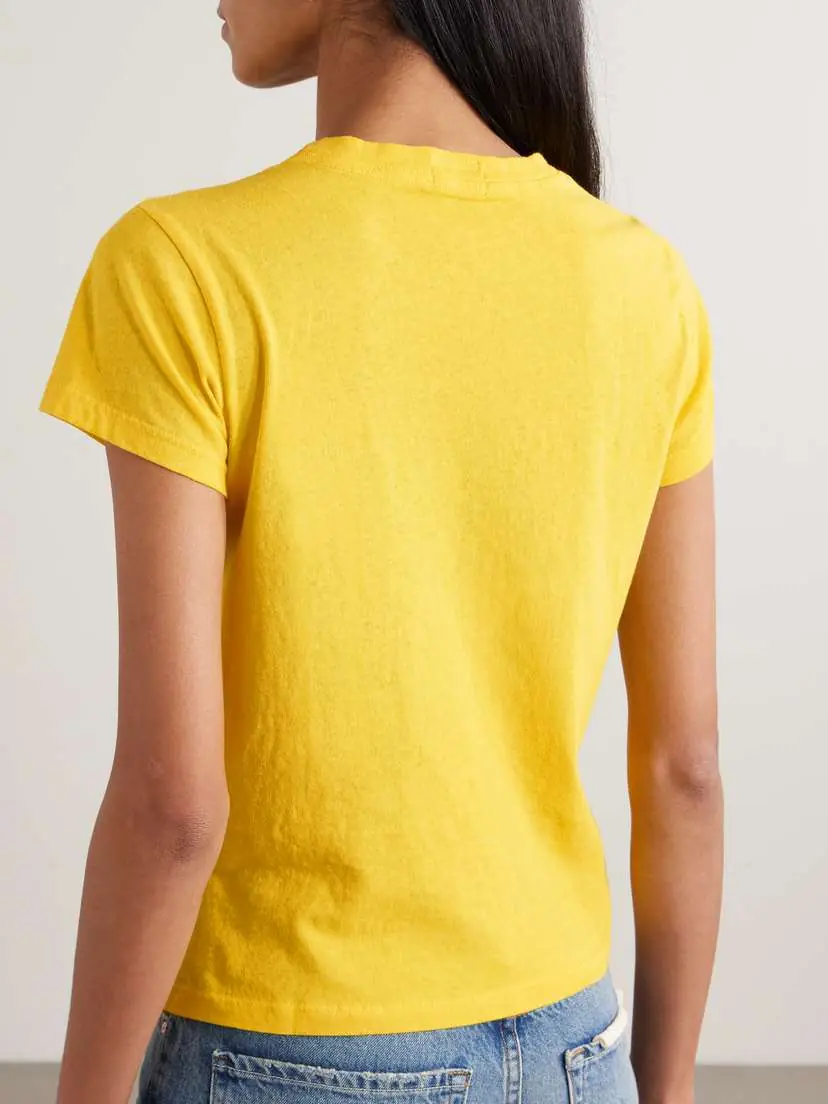 Mother The Boxy Goodie Goodie Printed Cotton-jersey T-shirt | Thumbnail 3