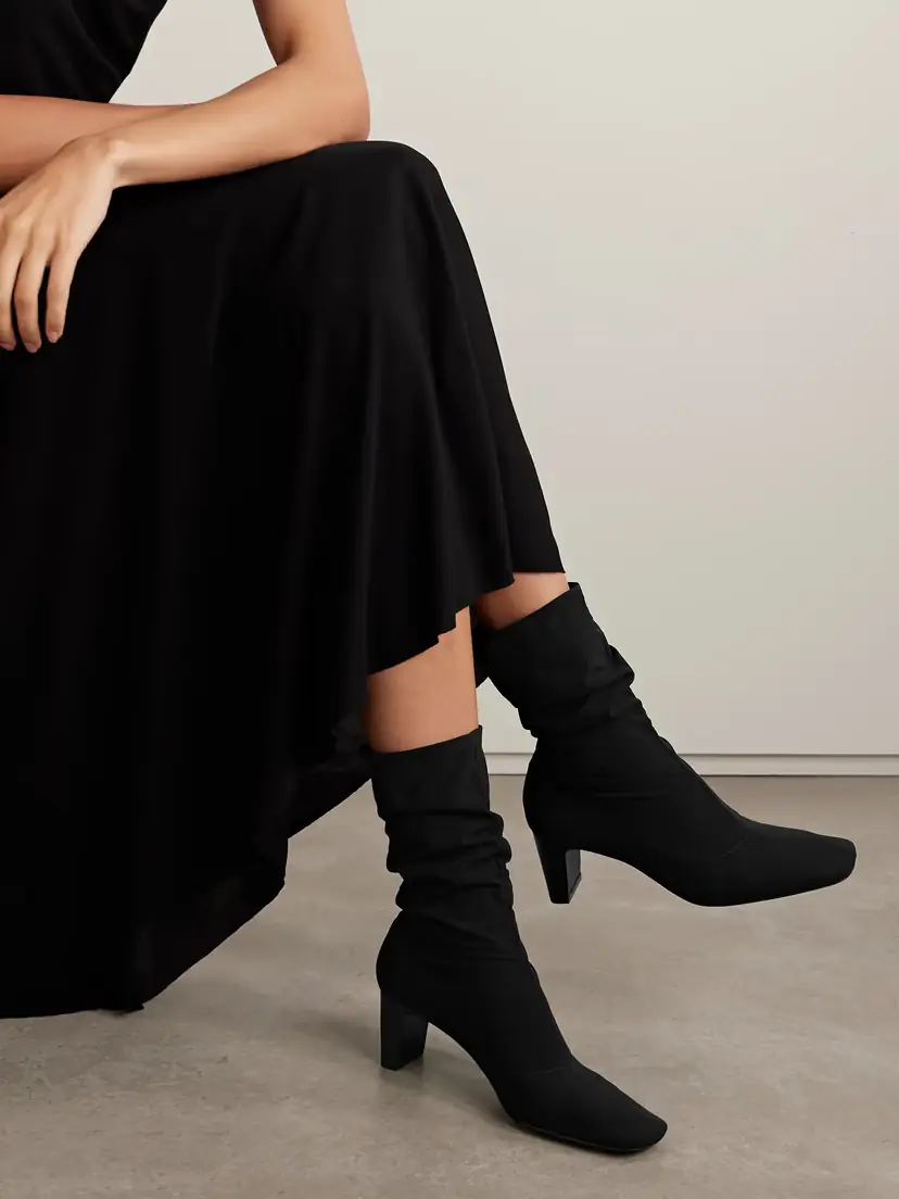 The Row Felice Neoprene Ankle Boots | Thumbnail 2
