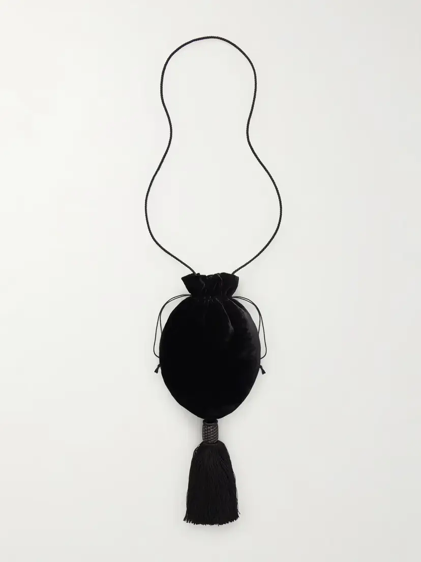 Le Sundial Lee Tasseled Velvet Shoulder Bag | Thumbnail 4 Le Sundial Lee Tasseled Velvet Shoulder Bag | Thumbnail 4