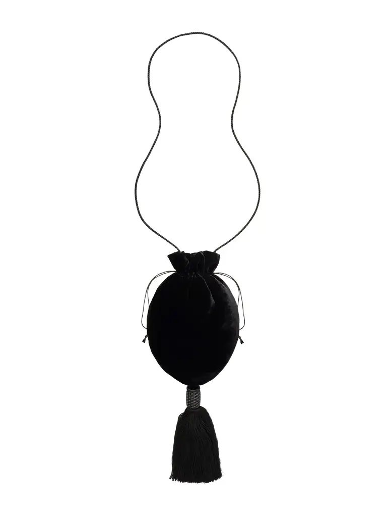Le Sundial Lee Tasseled Velvet Shoulder Bag | Image 1 Le Sundial Lee Tasseled Velvet Shoulder Bag | Image 1