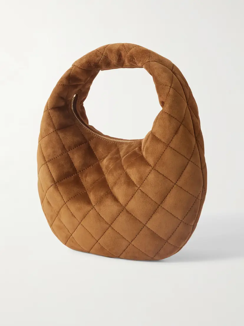 Saint Laurent Icarino Matelassé Suede Shoulder Bag | Thumbnail 4 Saint Laurent Icarino Matelassé Suede Shoulder Bag | Thumbnail 4