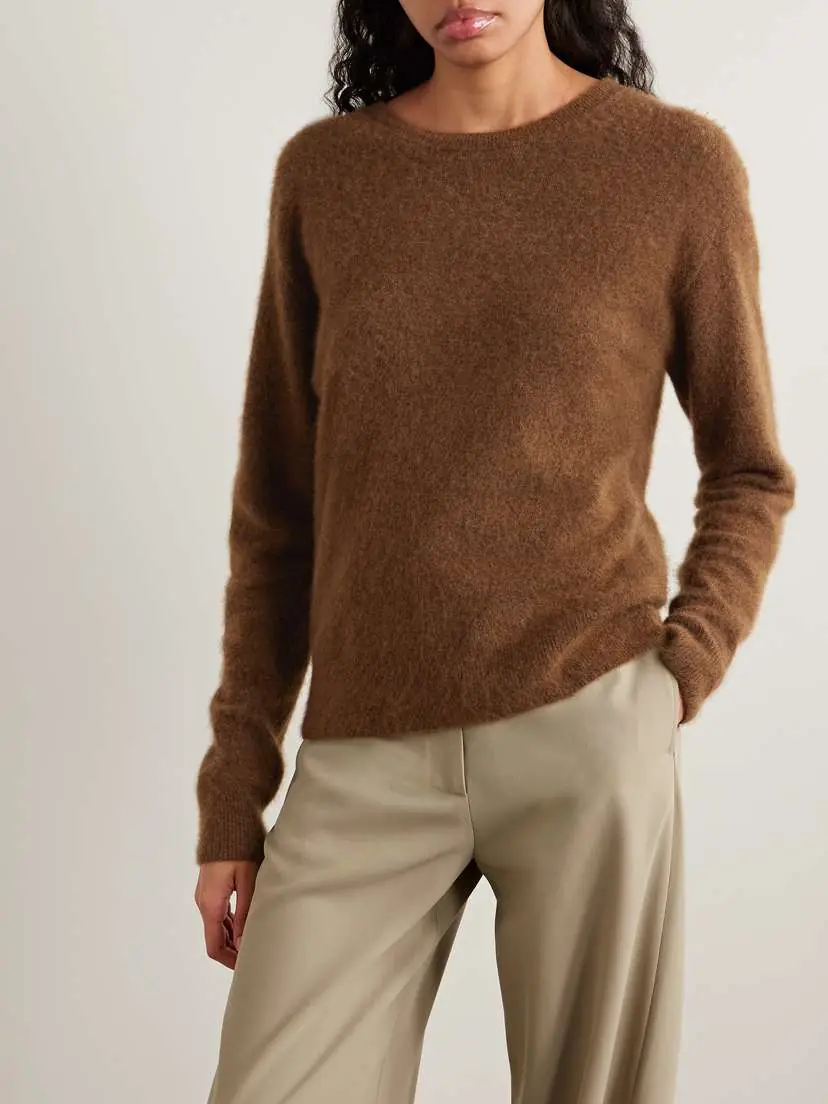 The Row Lorynna Cashmere And Silk-blend Sweater | Thumbnail 3 The Row Lorynna Cashmere And Silk-blend Sweater | Thumbnail 3