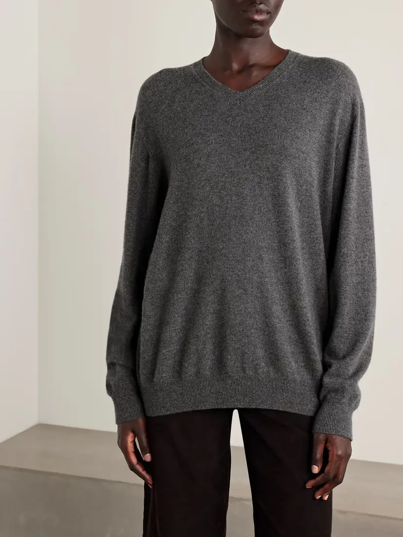 The Row Ligeia Cashmere Sweater | Thumbnail 3 The Row Ligeia Cashmere Sweater | Thumbnail 3