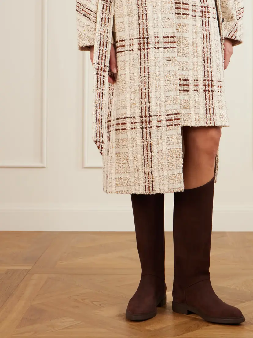 Loro Piana Kilda Nubuck Knee Boots | Thumbnail 2 Loro Piana Kilda Nubuck Knee Boots | Thumbnail 2