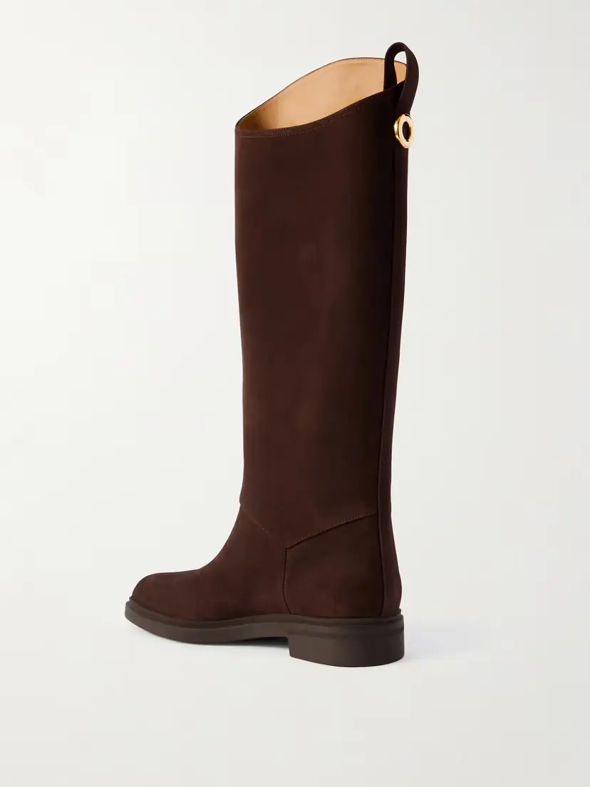 Loro Piana Kilda Nubuck Knee Boots | Thumbnail 3 Loro Piana Kilda Nubuck Knee Boots | Thumbnail 3