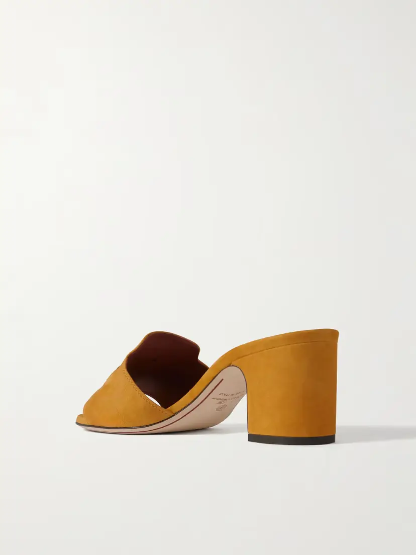 Loro Piana Summer Charms Embellished Suede Mules | Thumbnail 3