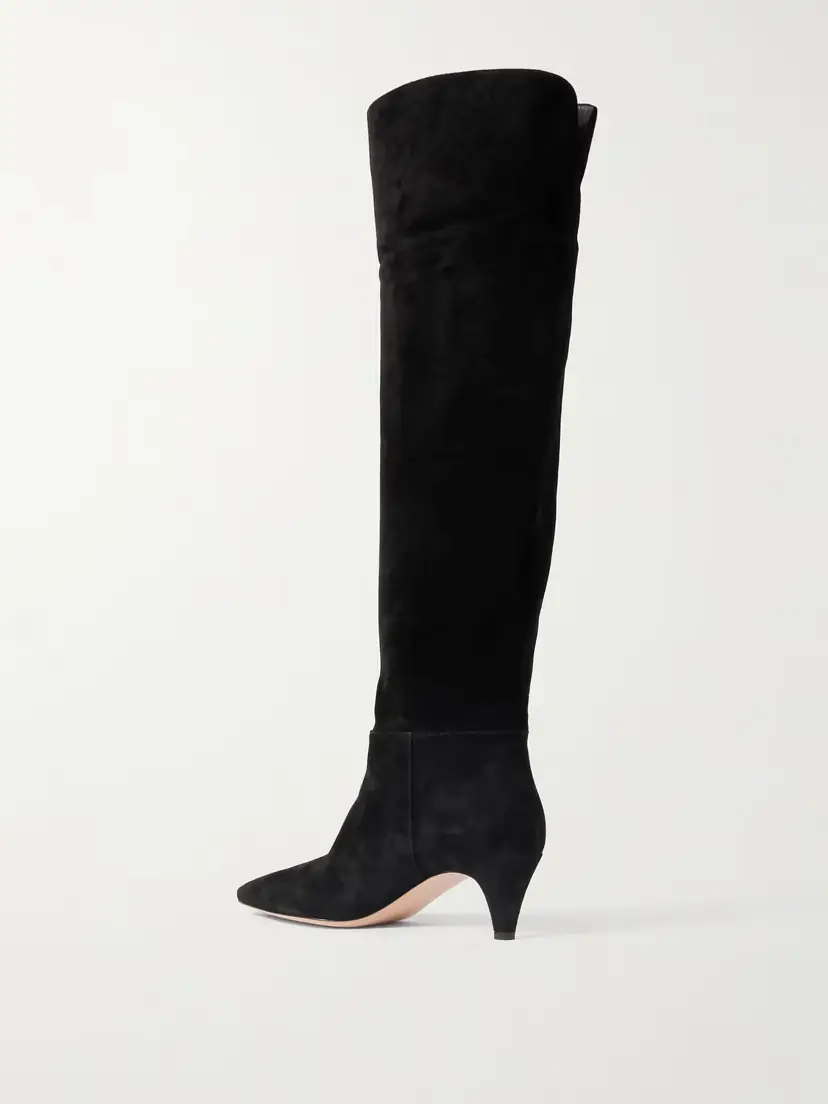 Gianvito Rossi Elise 45 Suede Knee Boots | Thumbnail 3 Gianvito Rossi Elise 45 Suede Knee Boots | Thumbnail 3