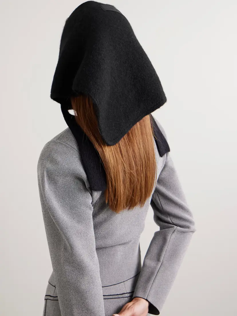Jacquemus Logo-appliquéd Brushed-knit Scarf | Thumbnail 5