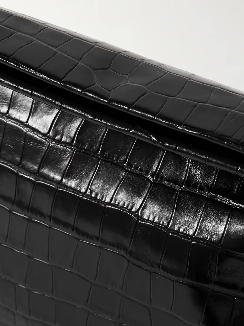 Nili Lotan Jerry Croc-effect Leather Clutch | Thumbnail 4 Nili Lotan Jerry Croc-effect Leather Clutch | Thumbnail 4