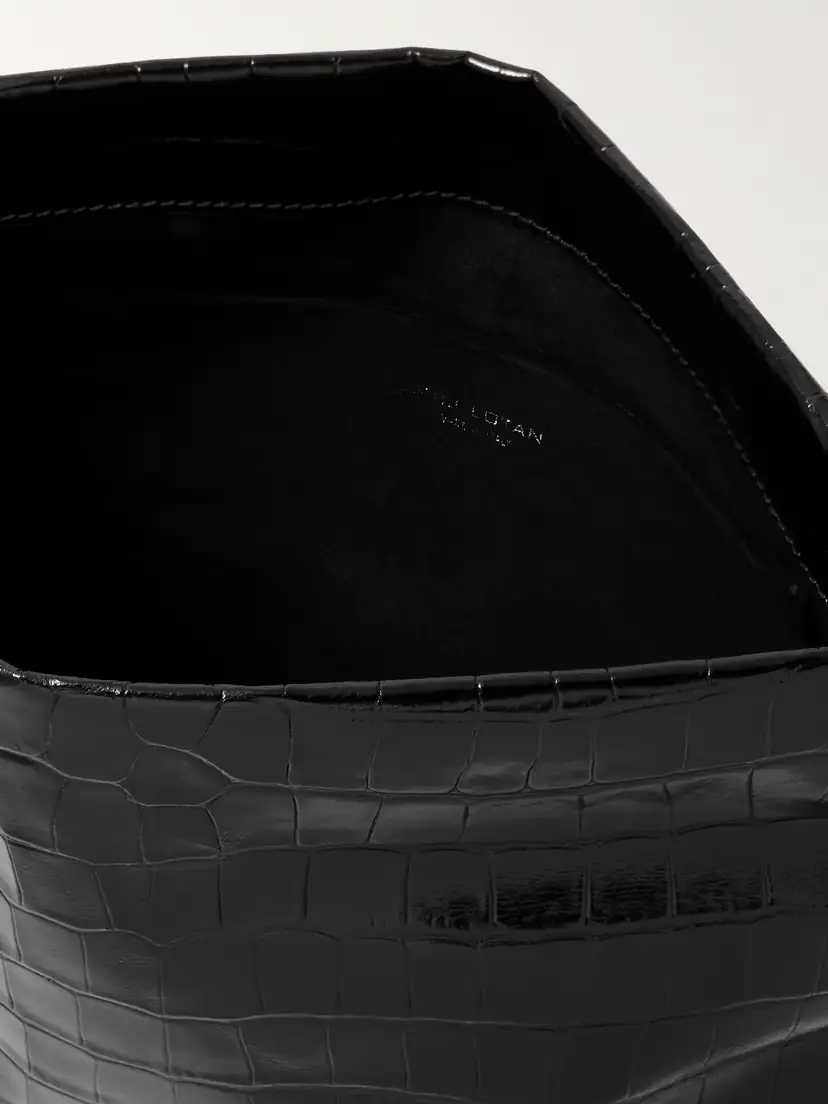 Nili Lotan Jerry Croc-effect Leather Clutch | Thumbnail 5 Nili Lotan Jerry Croc-effect Leather Clutch | Thumbnail 5