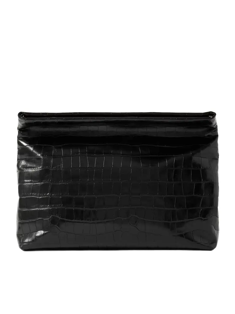 Nili Lotan Jerry Croc-effect Leather Clutch | Image 1 Nili Lotan Jerry Croc-effect Leather Clutch | Image 1