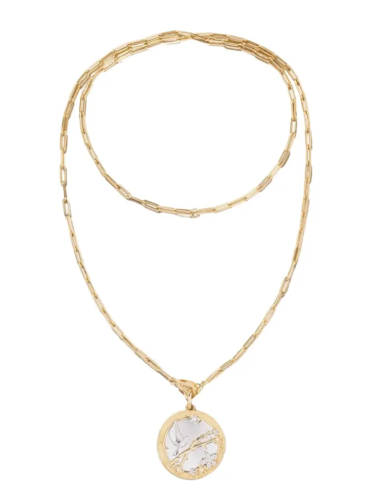 Foundrae Resilience Oversized 18-karat Yellow And White Gold Diamond Necklace | Image 1 Foundrae Resilience Oversized 18-karat Yellow And White Gold Diamond Necklace | Image 1