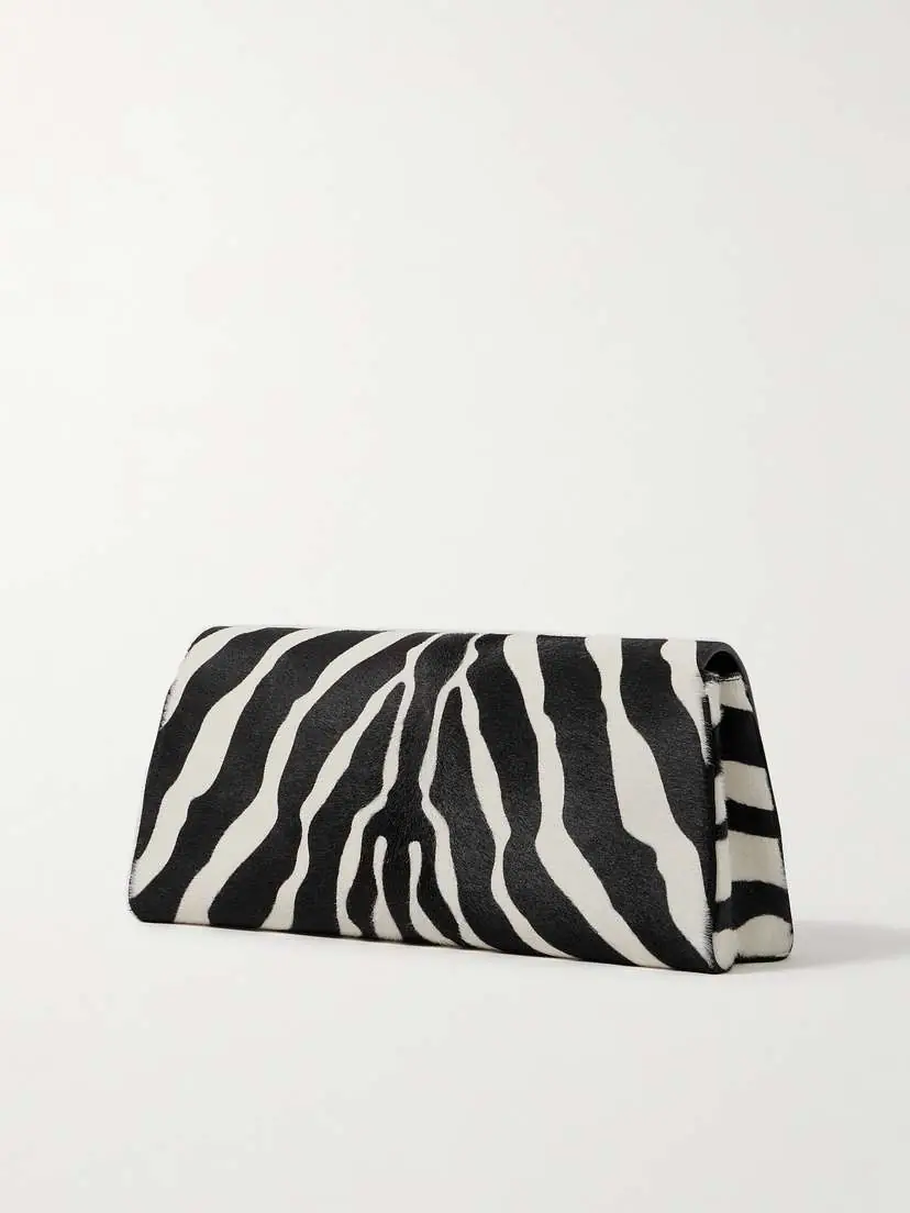 Khaite Audrey Zebra-print Calf Hair Clutch | Thumbnail 3 Khaite Audrey Zebra-print Calf Hair Clutch | Thumbnail 3