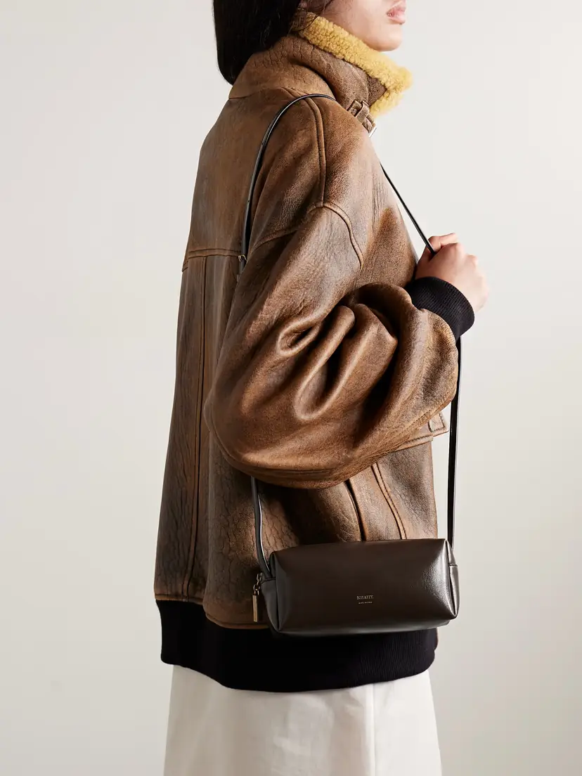 Khaite Kye Glossed-leather Shoulder Bag | Thumbnail 2 Khaite Kye Glossed-leather Shoulder Bag | Thumbnail 2