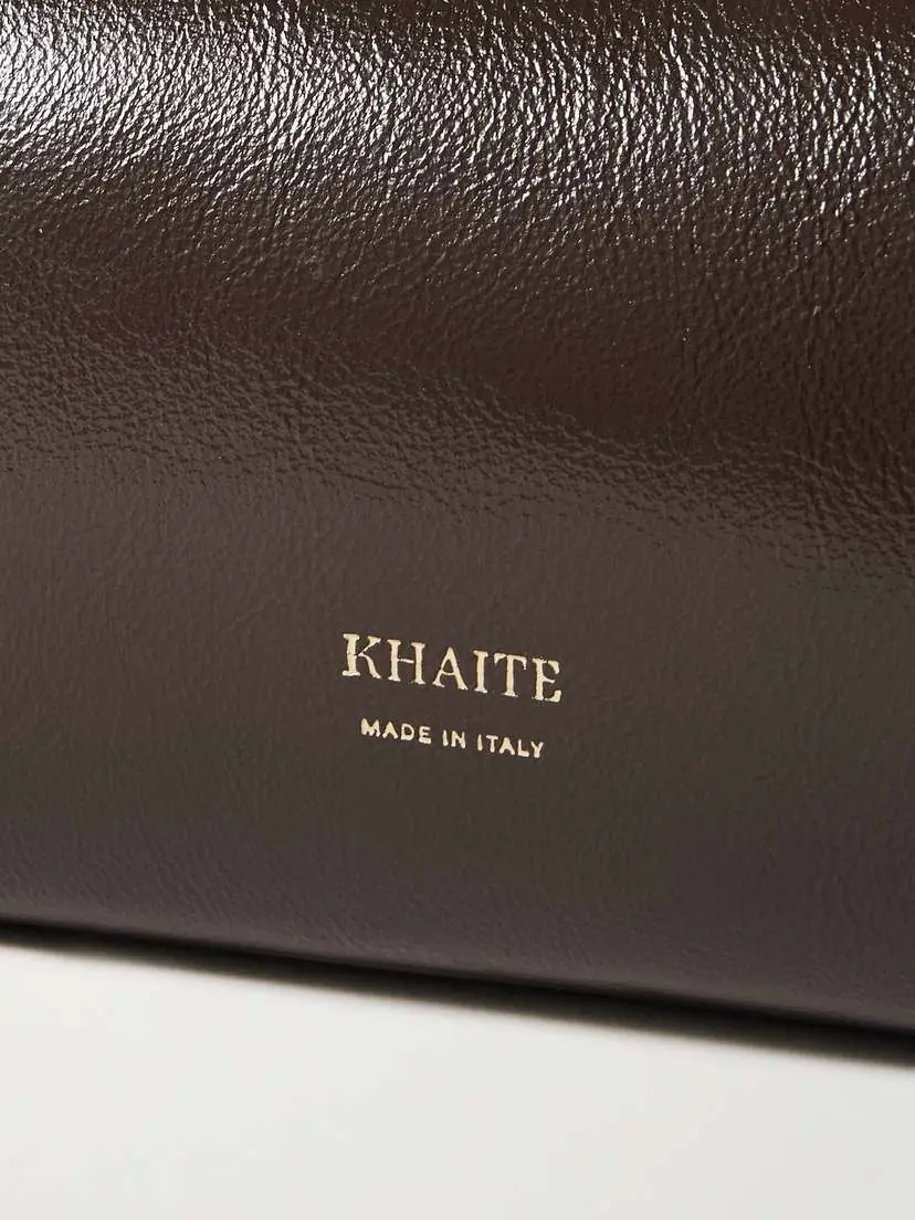 Khaite Kye Glossed-leather Shoulder Bag | Thumbnail 4 Khaite Kye Glossed-leather Shoulder Bag | Thumbnail 4