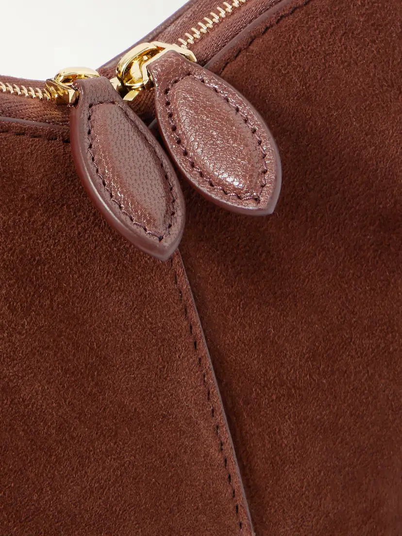 Alaïa Le Coeur Suede And Leather Shoulder Bag | Thumbnail 4 Alaïa Le Coeur Suede And Leather Shoulder Bag | Thumbnail 4
